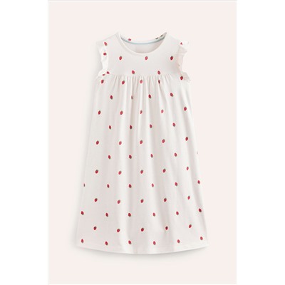 Boden Strawberry Short-Sleeve Nightie