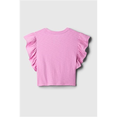 Gap Crinkle Flutter Sleeve Top (6mths-5yrs)