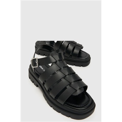 Schuh Troy Gladiator Black Sandals