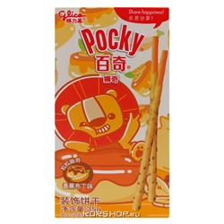 Палочки со вкусом бананового пудинга Pocky Animals Glico, Китай, 35 г Акция