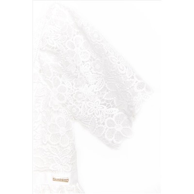 Nicole Miller Guipure Lace White Derss