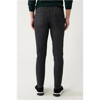 Черные мужские брюки Rio Jean, винтажные потертые гибкие зауженные брюки A32y3511