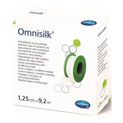 Пластырь гипоаллергенный OMNISILK 1,25смх9,2м 1шт Хартман