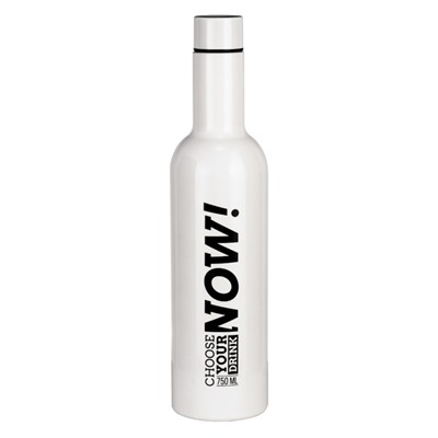 LR04-14 термос LARA (White) - 750 мл, бутылка, двойные стенки