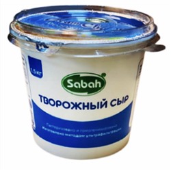 Сыр КремЧиз мягкий 69% тм SABAH  стакан 1.5 кг (1/6шт)
