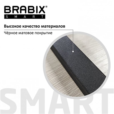 Стеллаж BRABIX Smart SH-007 605х295х1193 мм ЛОФТ металл/ЛДСП дуб каркас черный 641872 (1)