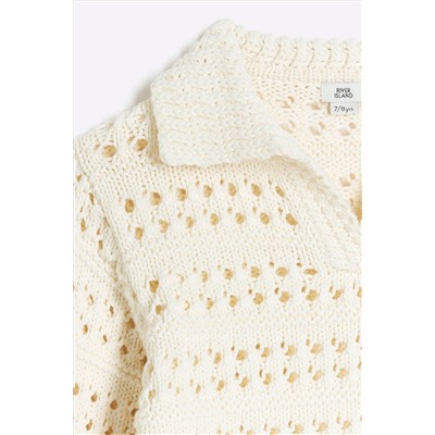 River Island Girls Crochet Jumper