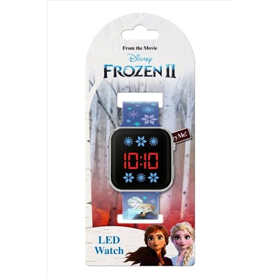 Peers Hardy Multi Disney Frozen Blue Printed Strap LED Watch