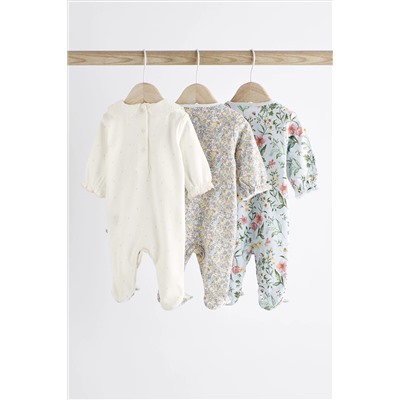 Baby Character Sleepsuits 3 Pack (0-3yrs)