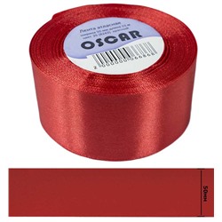 Лента атласная 2д (50 мм) (красный) 26 (8243)