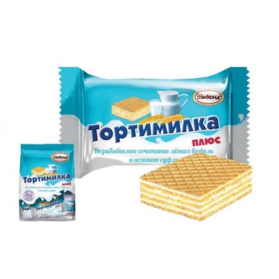 Акконд конфеты "Тортимилка" ПЛЮС десерт-вафли 1 кг