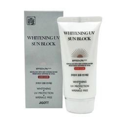 JIGOTT Whitening Uv Sun Block Cream SPF50+/PA+++ Солнцезащитный крем 70мл