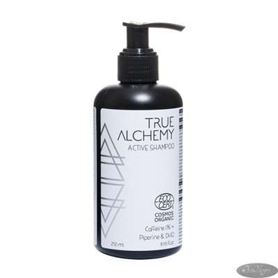 Active shampoo CAFFEINE 1% + PIPERINE&DHQ шампунь, 250мл, TRUE ALCHEMY