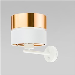 Настенный светильник с тканевым абажуром
                     TK Lighting  4770 Hilton Gold