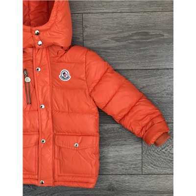 М.17-18 Куртка Moncler оранжевая (116,122,128,134,140)