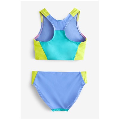 Multi Colourblock Sport Bikini (3-16yrs)
