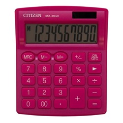 Калькулятор настольный Citizen SDC-810NR-PK 10р дв.пит КОМП-ЫЙ розовый