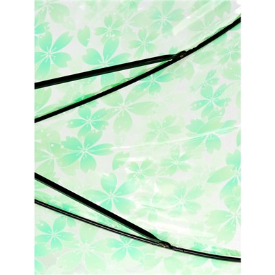 Зонт Цветы малый зеленые   /  Артикул: 97505