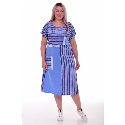 Платье женское 4-098 (голубой)