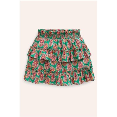 Boden Tiered Printed Skort