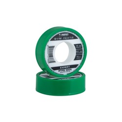 ФУМ Лента ABRO, 12 мм х 0,075 мм х 10 м, PTFE-12-010-15-RE