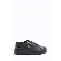 River Island Girls RR Detail Plimsole Trainers