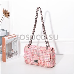 E123 pink сумка текстиль