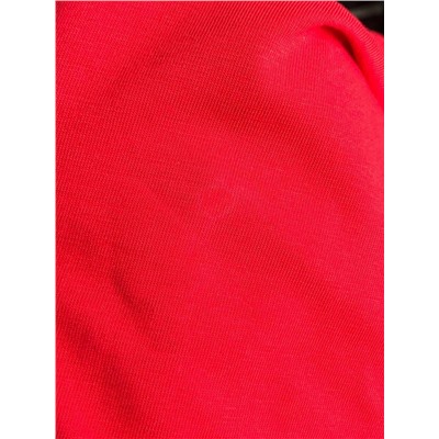 Дисконт футболка #328 оверсайз (красный) 100% хлопок, плотность 190 гр.