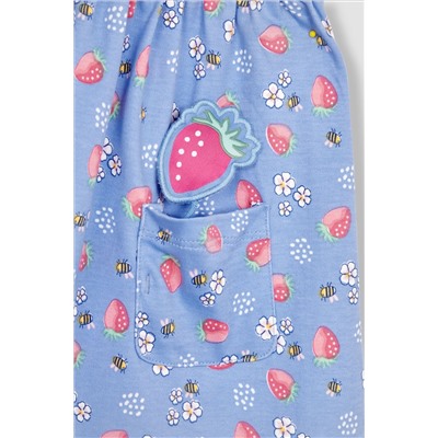 JoJo Maman Bébé Button Front Pet In Pocket Jersey Dress