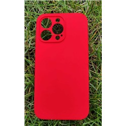 Чехол Silicone Cese на iPhone 13 Pro Max (Red) без логотипа