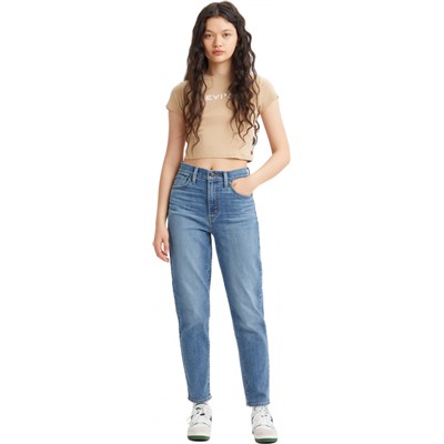 Джинсы женские HIGH WAISTED MOM JEAN MED INDIGO - WORN IN