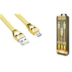 Кабель USB - Micro HOCO U14 (золото) 1м