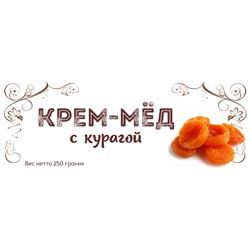 Крем-мед с курагой