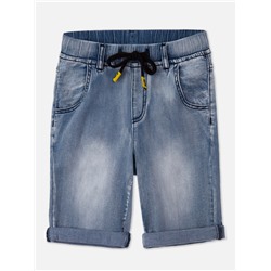 Шорты текстильные джинсовые для мальчиков Размер 134, Миниколлекция FUN GAME tween boys, Категория Шорты, Пол Мужской