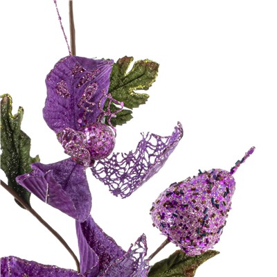Цветок искусственный "Пуансеттия", L20 W20 H72 см