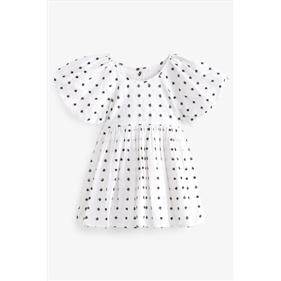 Puff Sleeve Dress (3mths-8yrs)