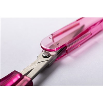 Ножницы "Gamma" ROS-02 для рукоделия в блистере 100 мм розовые