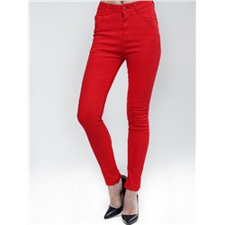 Джинсы женские K.Y Jeans 1252 красные АКЦИЯ! Последний размер