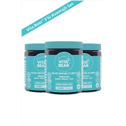 3шт Витамины для волос Vita Bear Strong Hair Gummy Hair, 180 шт