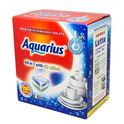 Таблетки для ПММ "Aquarius"; 150 шт