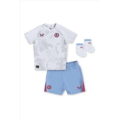 Fanatics Aston Villa Away Baby Kit 2023-24 - Pau 14 Baby