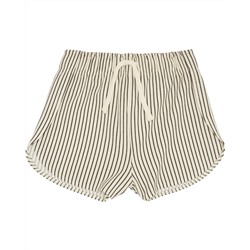 Gestreifte Shorts Y.F.K., elastischer Bund