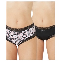 Pantys mit Spitze 2er-Pack, Janina