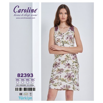 Caroline 82393 ночная рубашка 2XL, 3XL, 4XL, 5XL