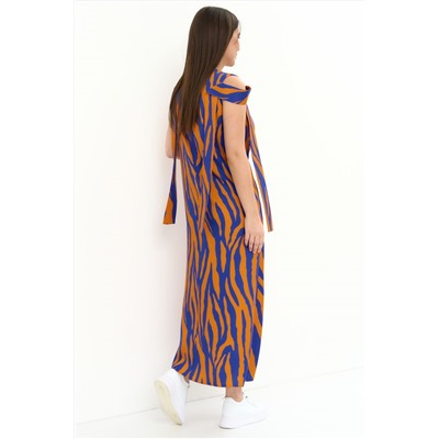 Платье Magia mody 2254 оранж+синий