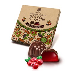 Мармелад Ягодень в шоколадной глазури ассорти Сибирский Кедр 200 г