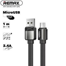 Кабель Remax Platinum pro series 2.4A Data cable RC-154m Micro - Black