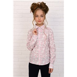 Блузка для девочки 11401, Розовые коты
