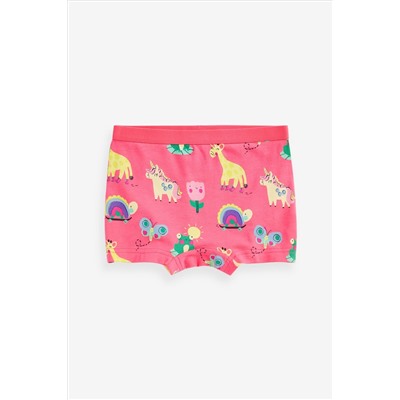 Bright Unicorn Shorts 5 Pack (2-16yrs)