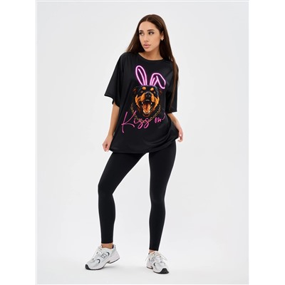 Футболка Bona Fashion: OVERSIZE T-shirt Dangerous Kiss в интернет-магазине спортивной одежды Bona Fide